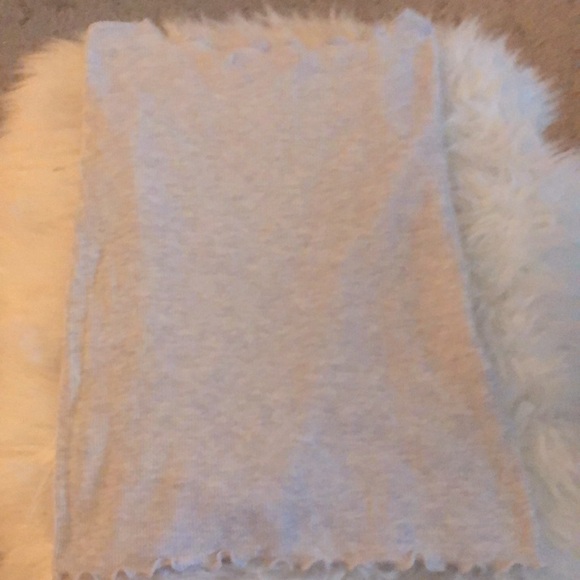 BRANDY MELVILLE Grey Long Sleeve Top - Picture 2 of 5